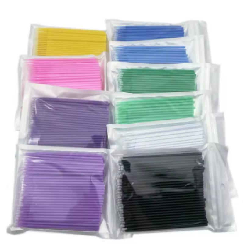 Cotton Swab Makeup False Eyelashes Individual Lashes Mascara Applicators Brush Lash Extension Clean Remover Tools