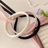 Y2k Weave Hair Women Ribbon Hair Hoop Korean Hairband Thin Headband Balletcore Bow Headband