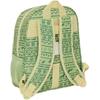 Sac à dos scolaire - SAFTA - MUFASA - Confortable - 27 x 10 x 33 cm - Vert/Beige