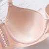 Бюстгальтер больших размеров для женщин, бюстгальтер без косточек, однотонное удобное нижнее белье, сексуальный бюстгальтер, женское нижнее белье