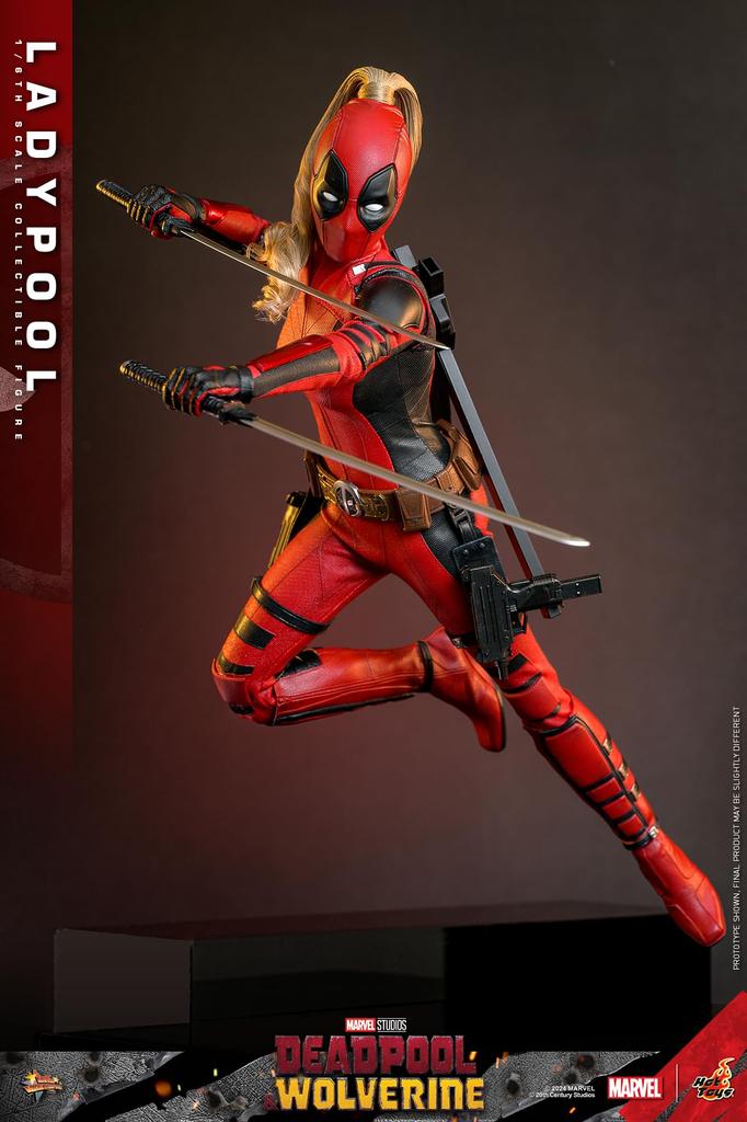 Movie Masterpiece Deadpool Wolverine Lady Deadpool Scale Figure & 1/6