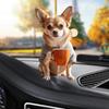 Acrylic Puppy Pendant Puppy Drinking Tea Car Decoration Pendant Double-Sided 2D Digital Vision Adorable Animal Pendant