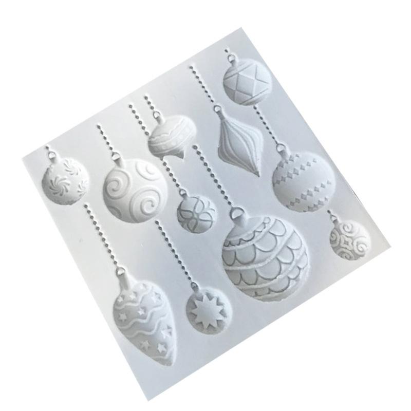 3D Silicone Christmas Series Fondant Cake Chocolate Candy Jello Silicone Mold