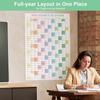 24" x 36" Exellewis 2026 Wall Calendar, Folded Large Paper Yearly Planner 12 Months, January to December 2026, 2-Sided Reversible Horizontal/Vertical