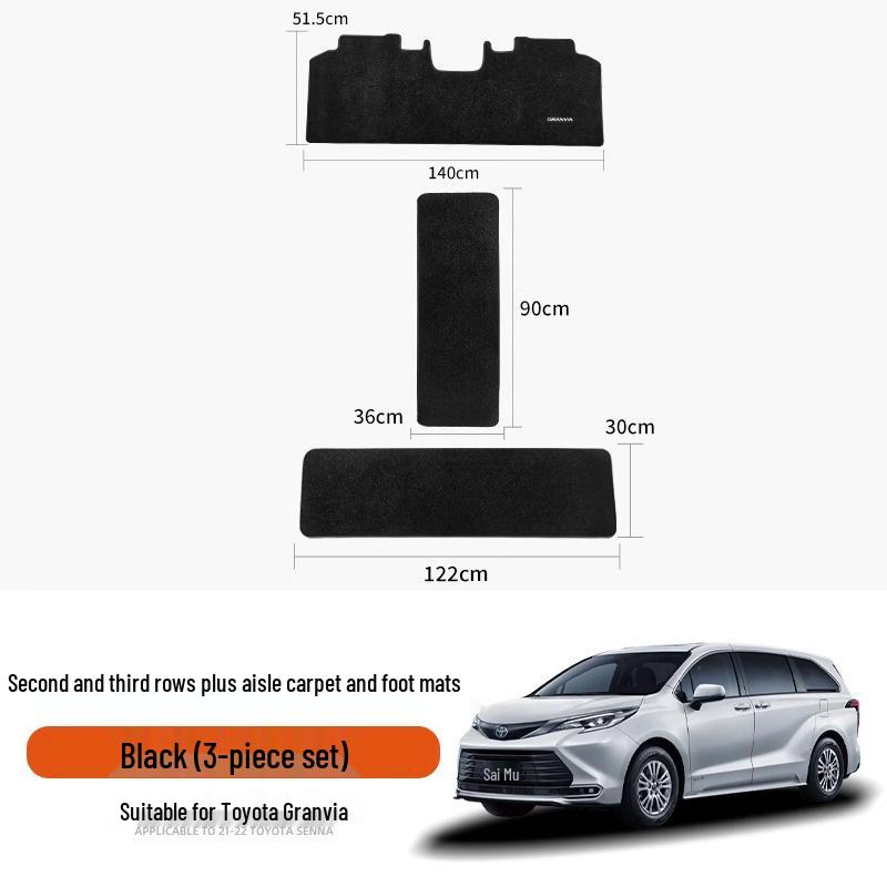 Коврики на пол с рисунком «Звездное небо» для среднего ряда Toyota Sienna для украшения Gravia