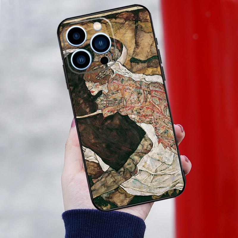 Чехол для телефона с рисунком Эгона Шиле для iPhone 16 Pro 15 Pro 12 13 Mini 11 14 Pro Max XR 16 15 Plus 16e Чехол Coque