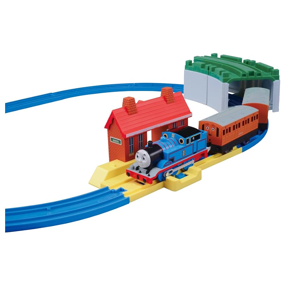 TAKARA TOMY Plarail Thomas Basic Set Toy Train for Ages 3 and Up