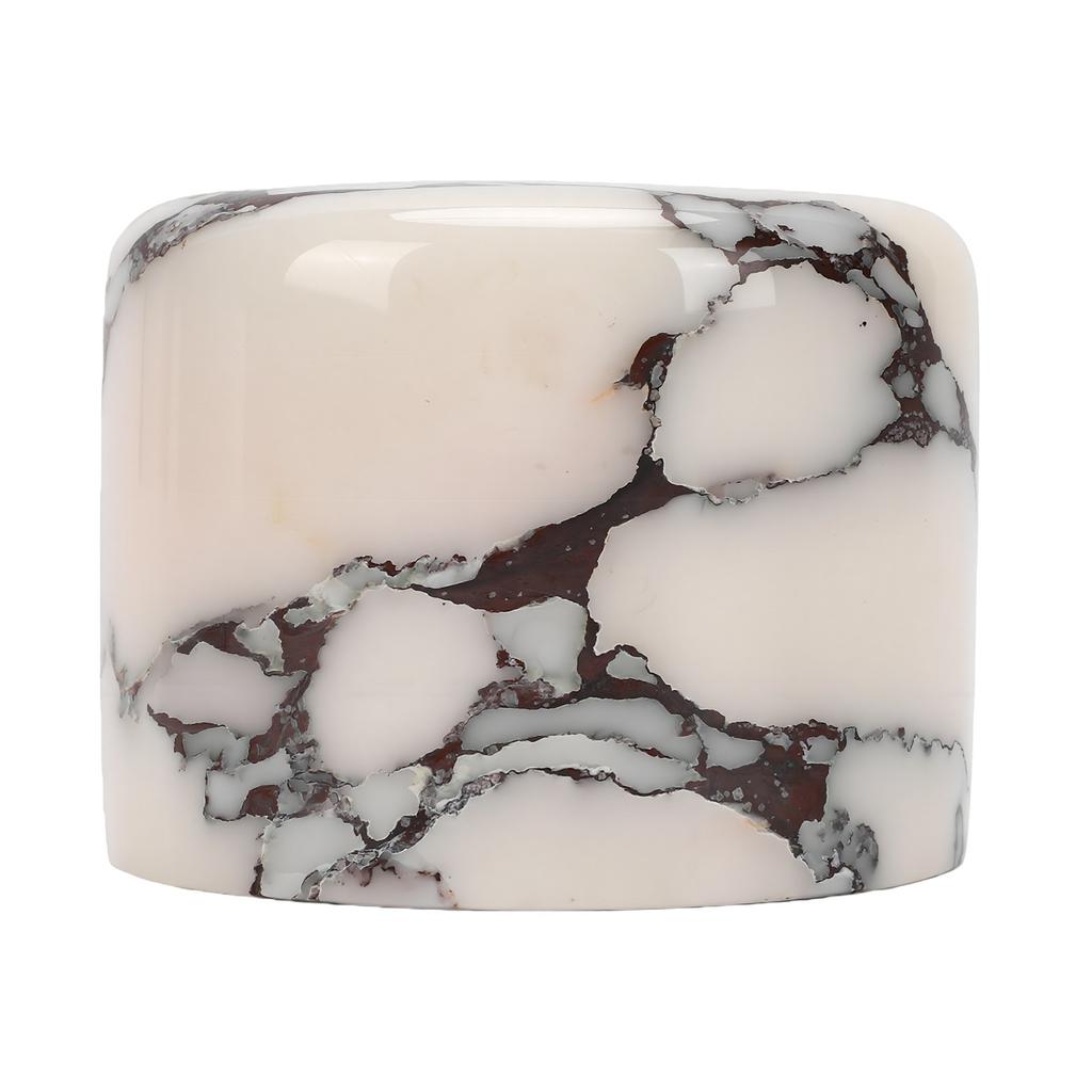 Marble Tap Lamp 3 Levels Natural Stone Design Rechargeable Table Lamp Portable Type C Warm Light for Small Desk Decor
