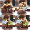 Capybara Plush Keychain Magnetic Pair Mini Stuffed Animal Gift For Kids Collectors