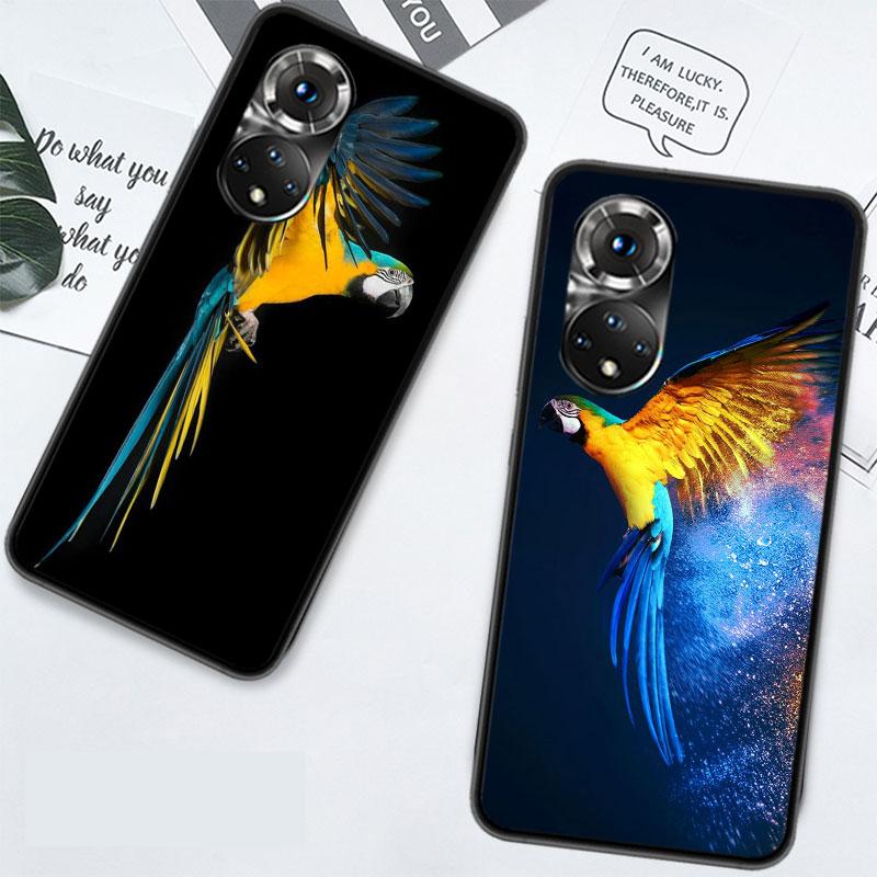 Чехол для телефона Parrot Bird для Huawei P Smart 2021 Y5 Y6 Y7 Y9 Honor 50 20 Pro 10 10I 9 9X Y9S 8 8A 8X 8S 7S