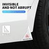 2Pcs Car Door Anti-collision Anti-Scratch Cover Protector Transparent Sticker for Mercedes Benz W211 W204 W210 W203 CLA GLA