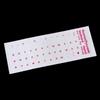 Keyboard Protector PVC Self-adhesive Transparent Russian Letters Keyboard Stickers Cover Sticker