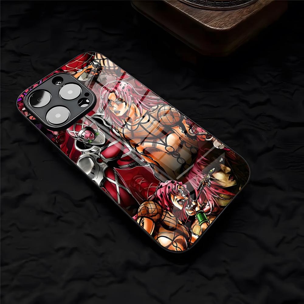 ГОРЯЧИЙ Чехол для телефона Аниме Jogo Для IPhone 17 Pro Max 16 15 14 Pro Max 13 11 X Xs Xr 8 7Plus Стеклянная крышка