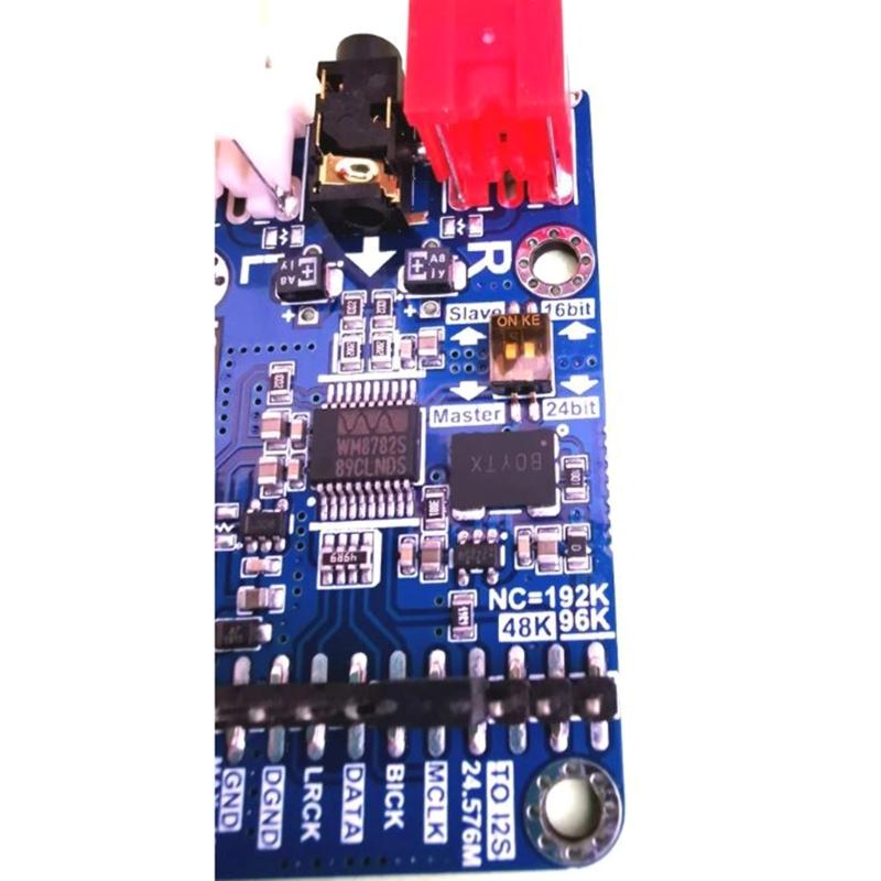 I2S Sound Capture Card I2S ADC HiFi ADC Acquisition Card Module WM8782S s Slave Modes Development Board
