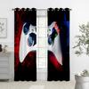 Children's Favorite Games Electronic Controller Curtains, 2 Panel Game Handle Curtains, Bedroom Decor, Boys and Girls Room