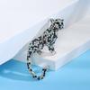 Брошь унисекс, реалистичный гепард, воротник со стразами, противоскользящая сумка, форма пальто, шляпа, шарф, украшение, одежда
