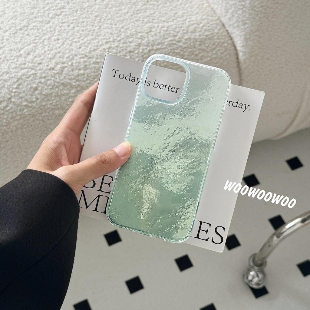 Tin Foil Pattern Simple Applicable To Apple 16promax Phone Case IPhone 15 All Inclusive 14 13 Couples