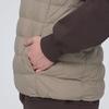 MUJI Down Vest Lightweight Down Collarless Vest AD0U7A3A Grayish Brown M (Antistatic Lining) Men's Men's