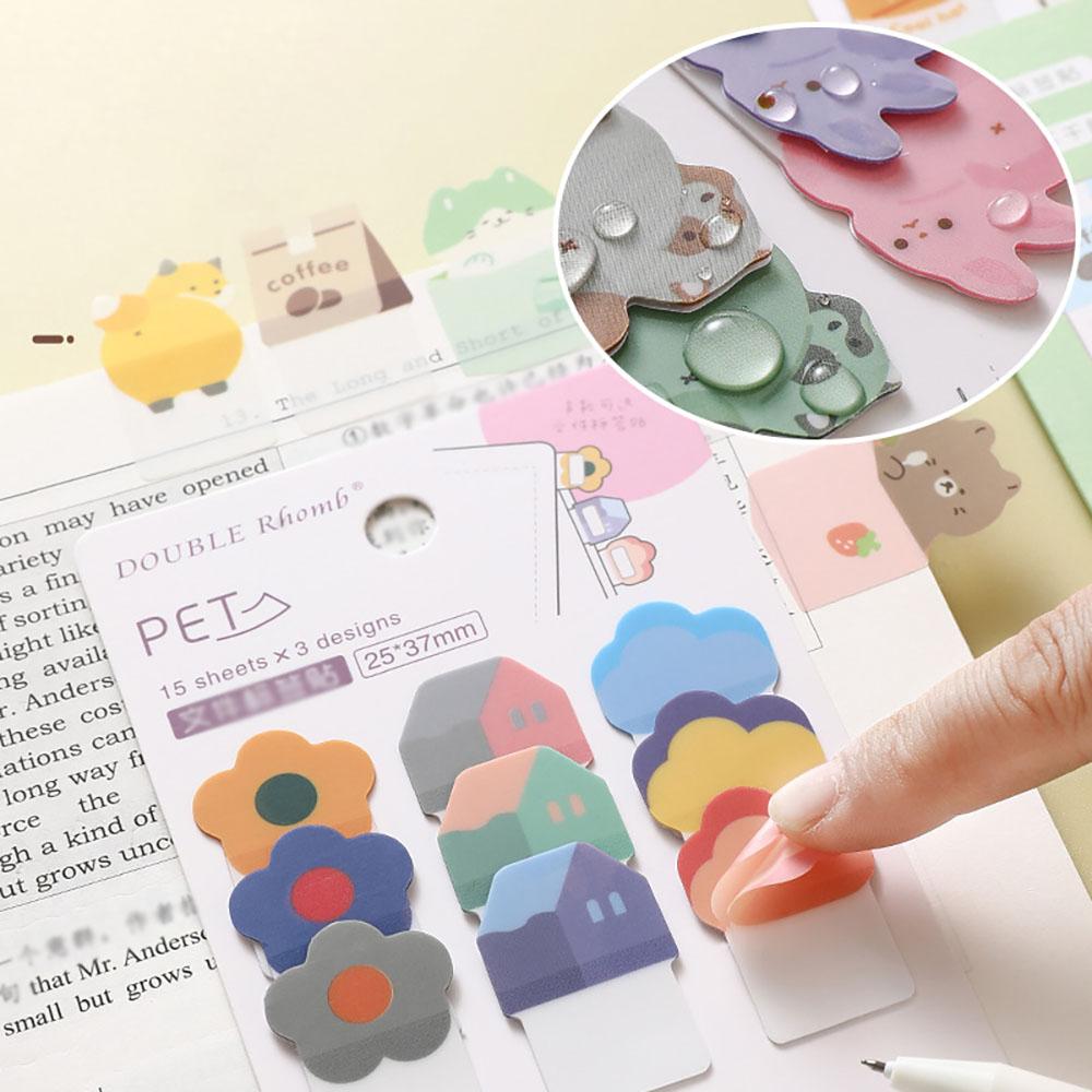 Cute cartoon animal alien index stickers, student notes, comments, categorized tags, sticky notes, stickers