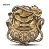 MDLUFY Car Emblem 3D Daruma Car Label Metal Car Sticker JDM Modified Vehicle Sign