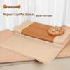 Mugwort Cooling Ice Silk Cushion and Blanket Set for Full Body Comfort