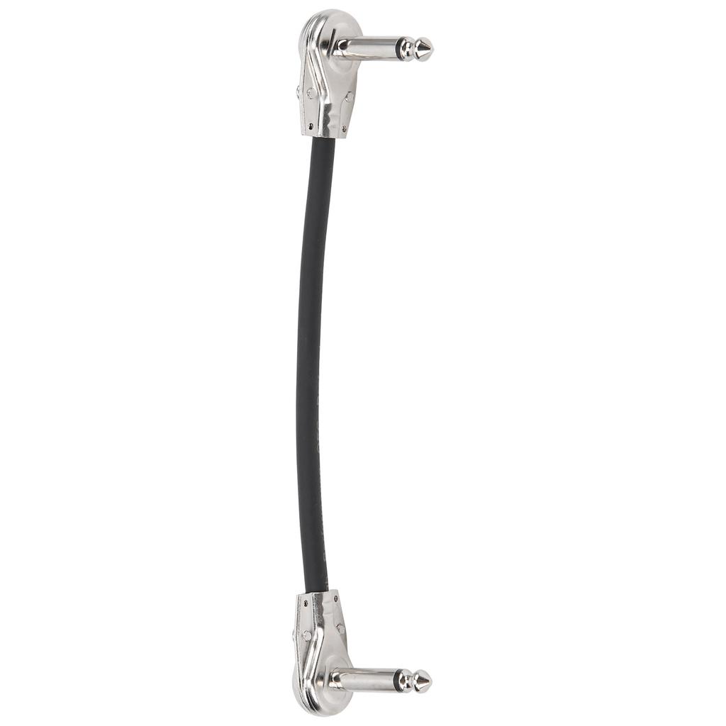Guitar Patch Cable Low Noise Right Angle Effect 6.35mm Pedal Wire Instrument Accessory