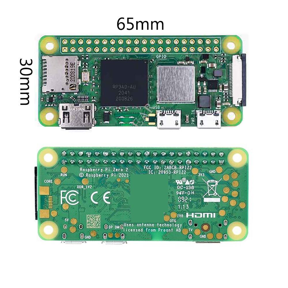 Материнская плата 1 ГГц ARM11 Cortex-A53 четырехъядерный 512 МБ ОЗУ для Raspberry Pi Zero 2W