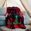 Custom Name Valorant Theme Printed Blanket - Perfect for Couch, Bed, Travel & Outdoor Use | Machine Washable, Cozy & Durable.