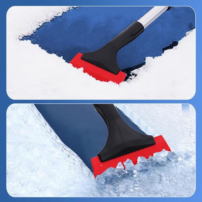 Snow Scraper Shovel Ergonomic Ice Scraper Effective No Scratch Automotive Window Shovel With Foam Handle For Scratch Ice Snow