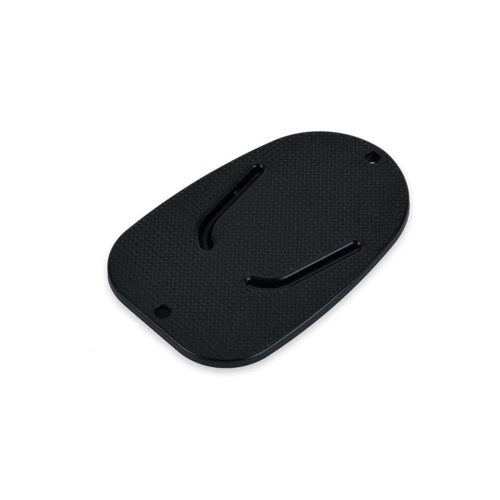 PLOT Motorcycle Side Stand Pad Black Portable Compact Floor Scratch