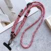 8mm Thick Phone Lanyard Adjustable Crossbody Rope Charm with Tether Tab,Total Length: 140cm