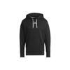 Adidas Logo Print Hooded Long Sleeve Sweatshirt Men Tops Black HC3479
