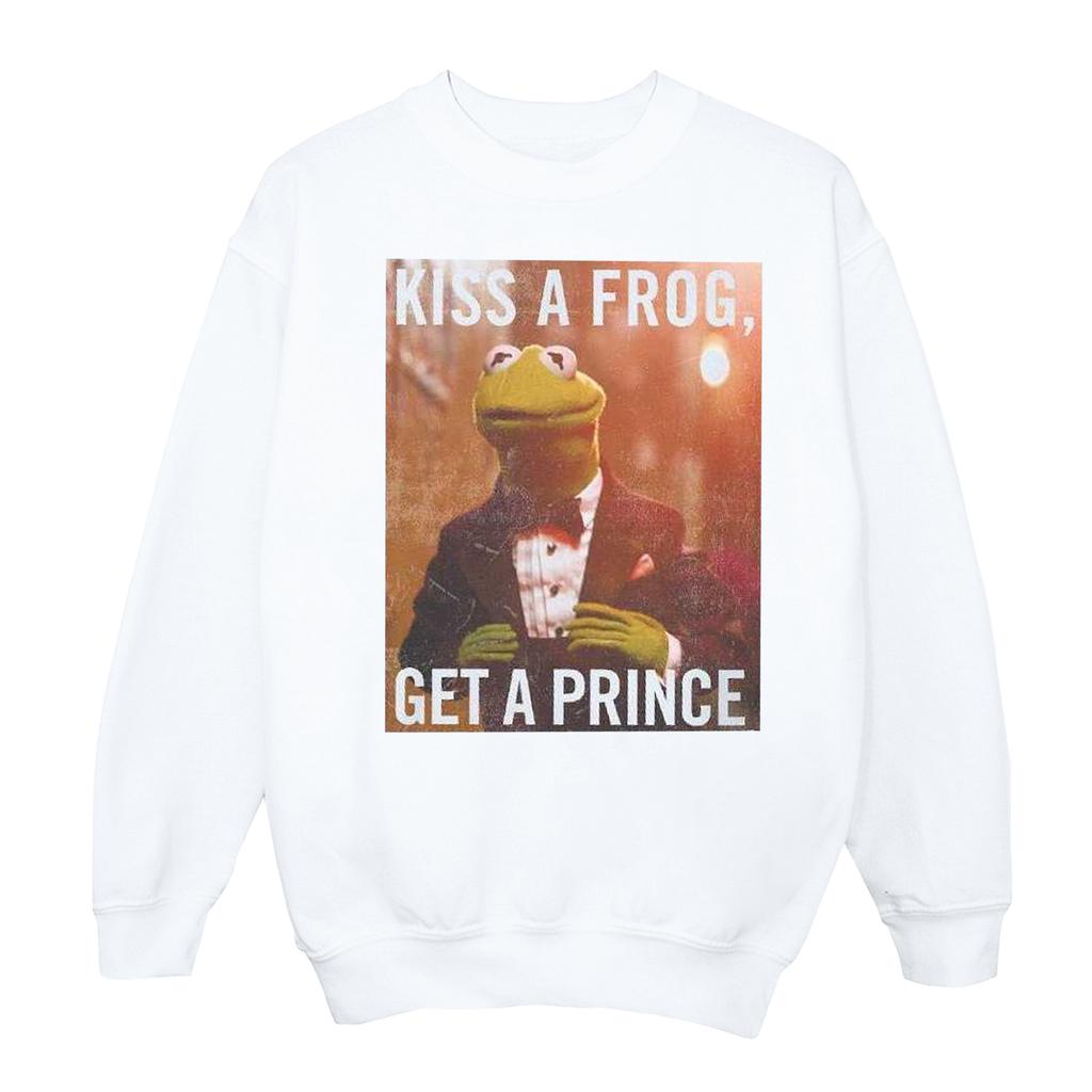 Disney Mens The Muppets Kiss A Frog Get A Prince Sweatshirt