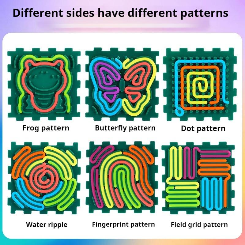 Силиконовая декомпрессионная доска Детская развивающая головоломка тактильная игрушка Декомпрессионная игрушка