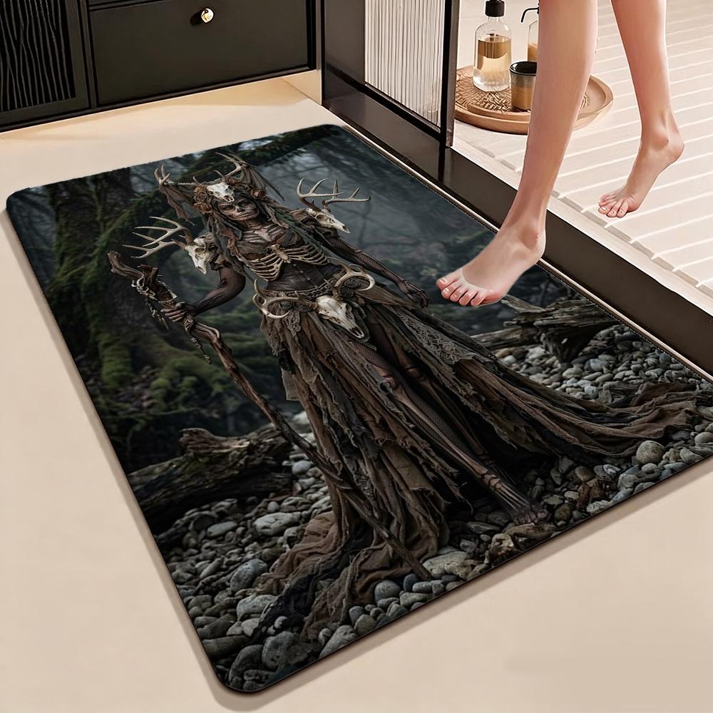 Odin Norse Poetic Edda Indoor Rug Soundproof Noisereducing Carpet For Bedroom Study Home Decor Holiday Gift