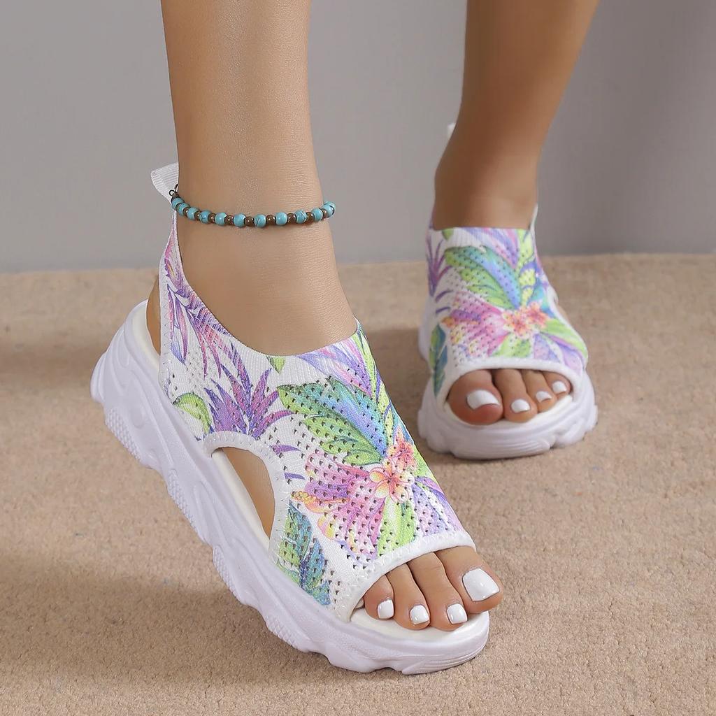 Large Size Sports Sandals Women 2025 Casual Platform Shoes Thick-Soled Sandalias Open Toe Beach Shoes for Women Zapatos Mujer