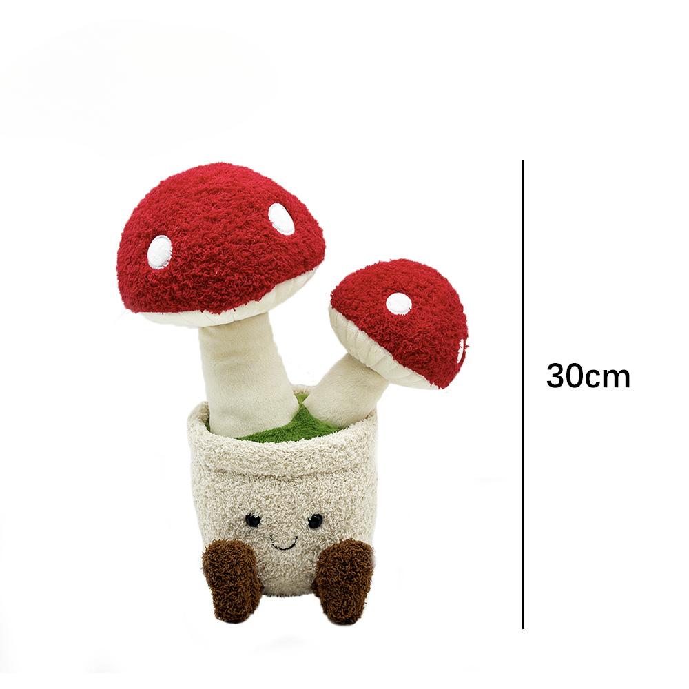 Оригинальный горячо продаваемый новый горшок-гриб, креативные настольные украшения, плюшевая кукла