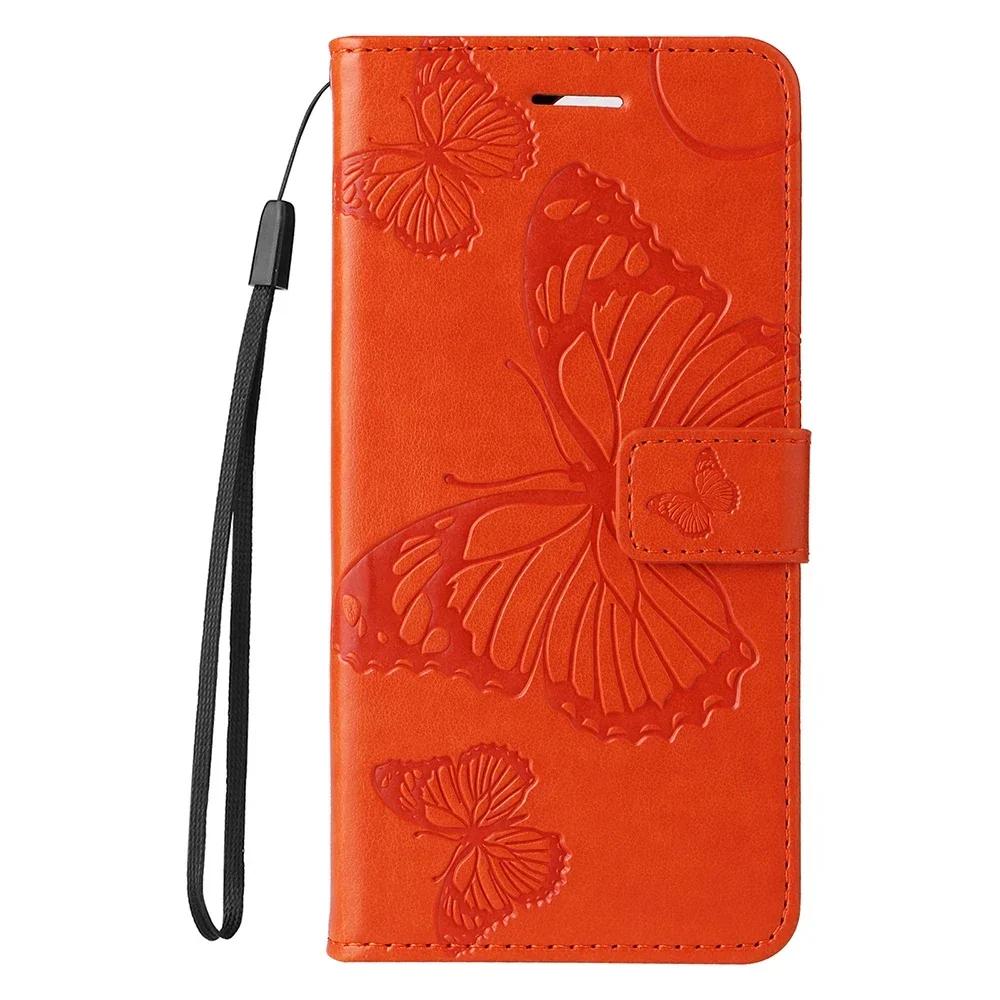 3D Embossed Pattern Flip Case For Moto G06 G56 G86 G05 G15 G55 G85 Stand PU Leather Wallet Cover Card Holder Strap