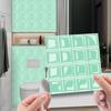 10 шт. 10x10 см Мозаичные плитки Наклейка на стену 3D ПВХ Мозаичная Хрустальная Плитка Наклейки Премиум Самоклеящиеся Кирпичные Плитка Наклейки Дом