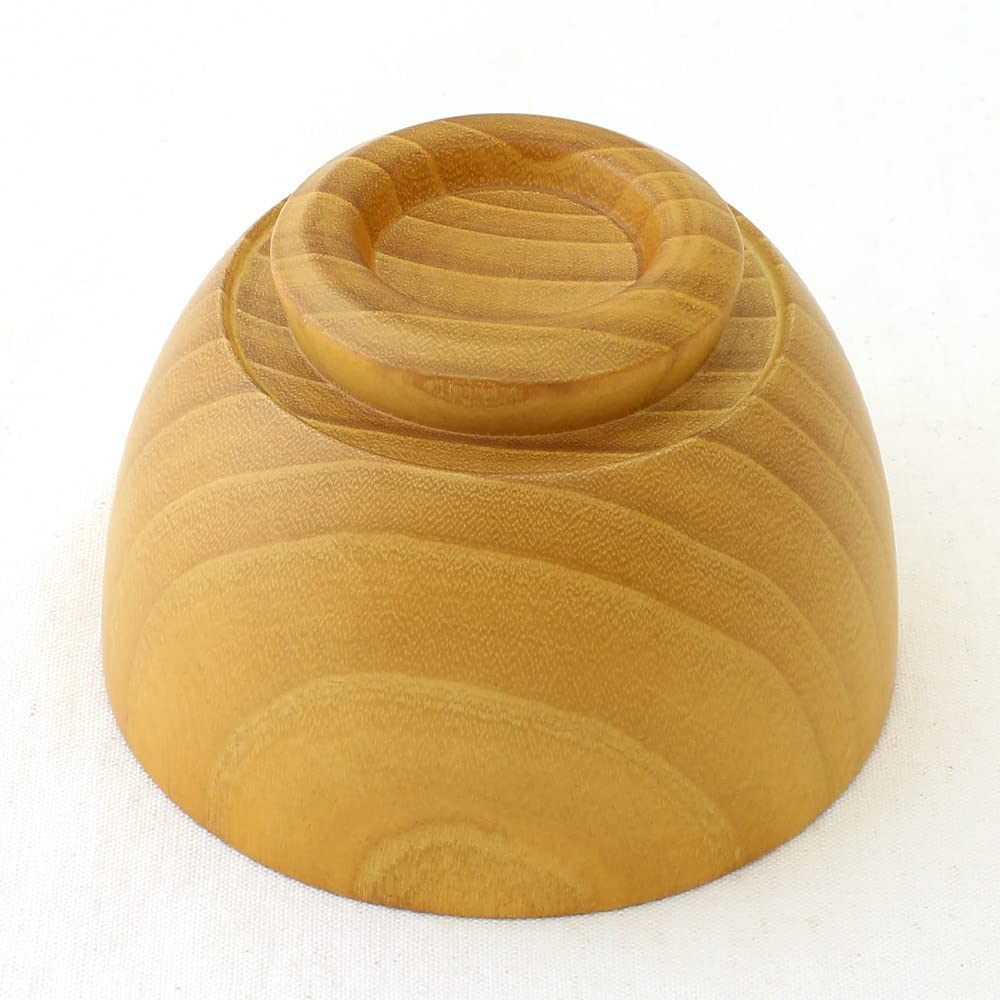 Kishu лакированная посуда Tsunoda Seibei Shoten суповая миска Grip Ball M деревянная нанопокрытие можно мыть в посудомоечной машине натуральный WG-457473