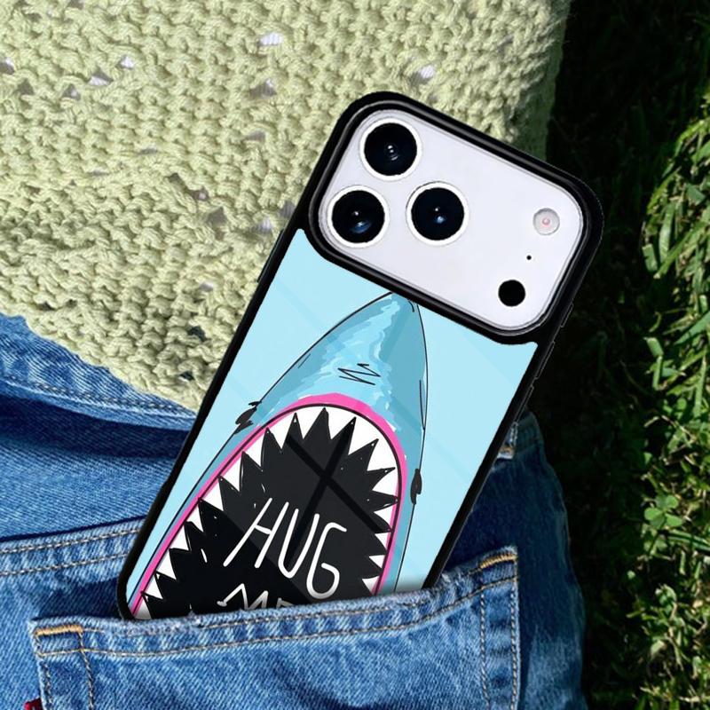 Чехол для телефона Love Shark мягкий Для iPhone 17 AIR 16 Pro Max 15 14 Pro 11 12 13 Ударопрочный силиконовый чехол