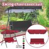 Garden Swing Cover Set Swing Awning Replacement Waterproof Swing Sun  UV  Applicable To Terrace Garden