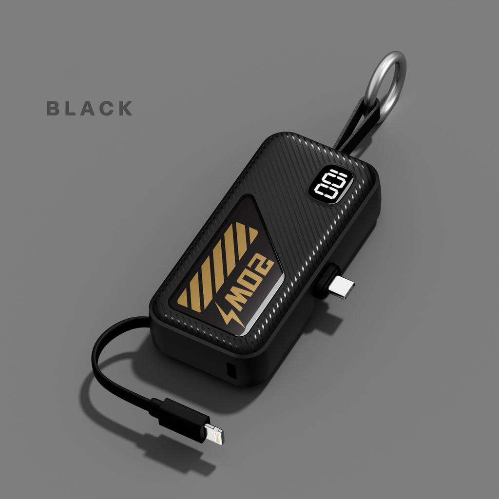 Портативный внешний аккумулятор 5000 мАч, капсульный внешний аккумулятор, быстрая зарядка, большая емкость, компактное и портативное зарядное устройство