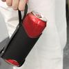 Portable Drink Holster Waist Hanging Beer Holder, Faux Leather Soda Beverage Can Bottle Holder for Belt, Accessories Lovers Party
