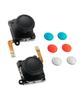 GuliKit Joystick TMR Electromagnetic Drift Prevention Repair Parts Set of 2 Analog Stick Upgrade Kit with 4 Colors of Stick Caps Switch Parts