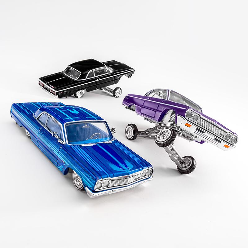Предпродажа 97M 1:64 Chevrolet Impala Lowrider Сплав Модель Автомобиля