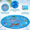 Inflatable Splash Play Mat for Dogs Backyard,Splash Pad for Boys Girls,Outdoor Water Toys Summer Sprinkler Pool