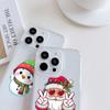 N98 С Новым годом, Рождеством, высококачественные прозрачные чехлы для телефонов iPhone 16, 15 Pro Max, Samsung S23, A15, A35, Xiaomi, Redmi, мягкая противоударная задняя крышка