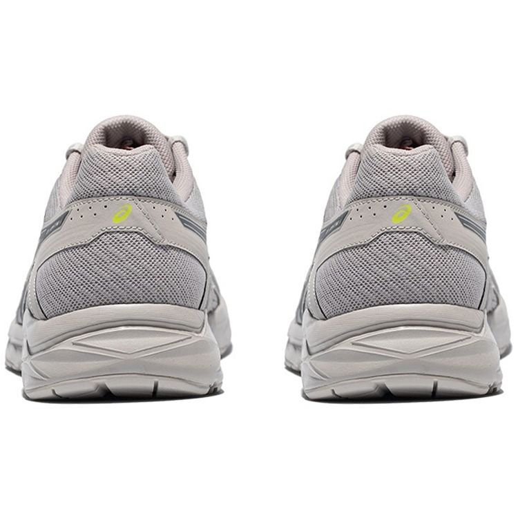 Asics Gel-Contend 4 Ретро Ткань Прочные Дышащие Легкие Низкие Повседневные Кроссовки для Бега Мужские кроссовки Серо-синие T8D4Q-029