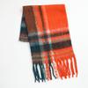 Imitation Cashmere Scarf for Women Winter Warm Thickening New Solid Color Scarf for Men Thick Tassel Woolen Scarf